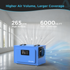 125 Pint Commercial Dehumidifier with Pump and Drain Hose for Crawlspaces & Basements | Airecoler GT-XP5